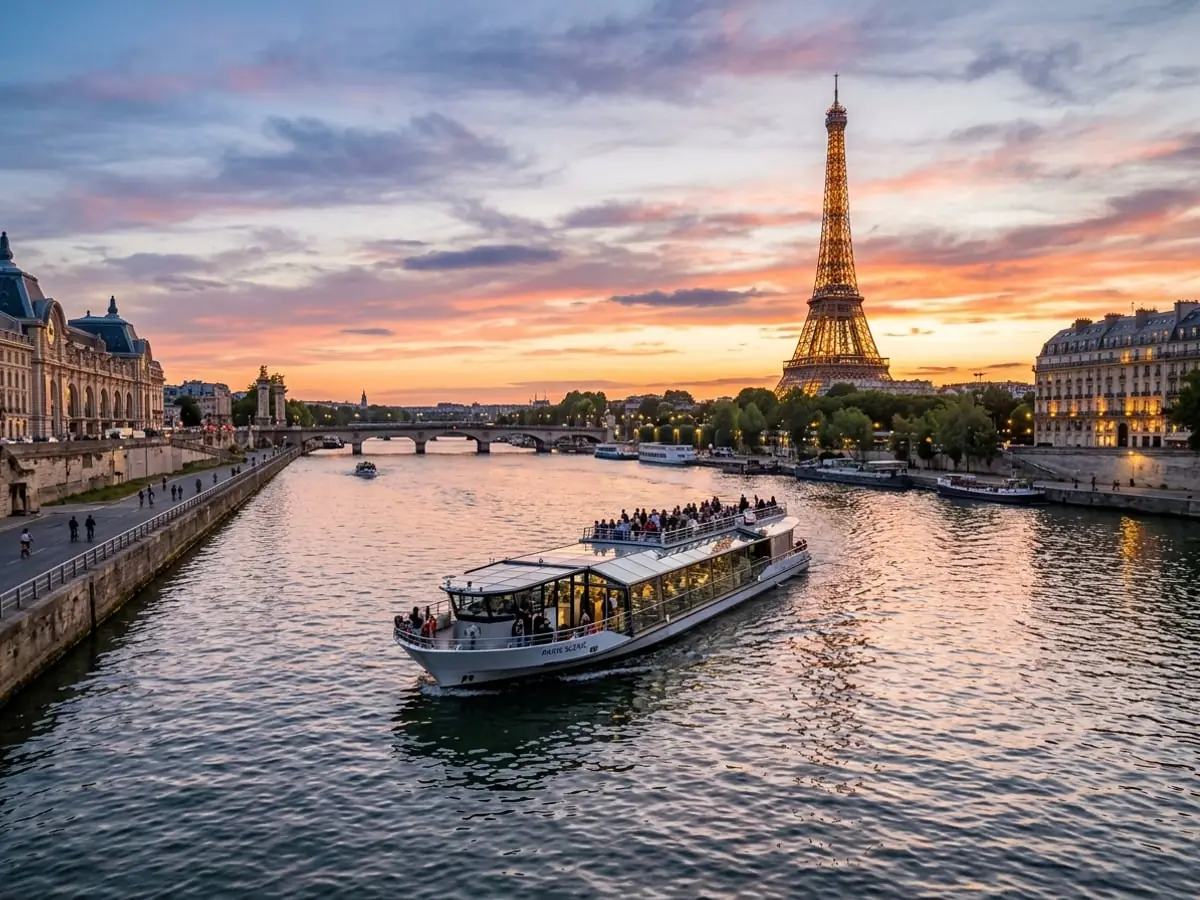 1-Hour Panoramic Seine River Sightseeing Cruise